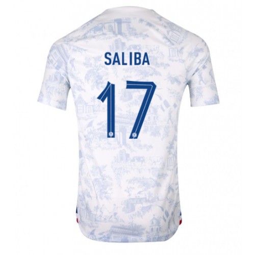 Frankrig William Saliba #17 Udebanetrøje VM 2022 Kort ærmer